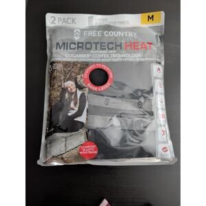 Women's Free Country Microtech Heat Base Layer Pants Black Size M